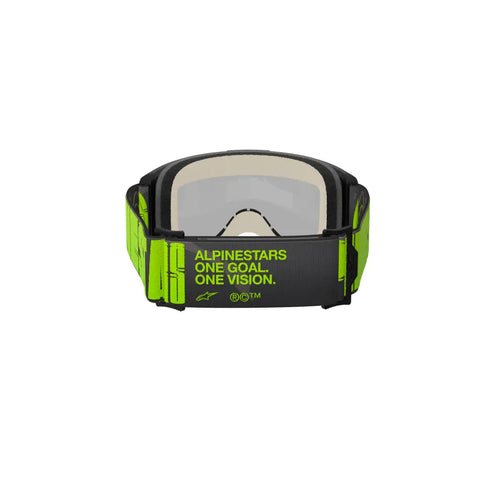 Goggles Alpinestars Vision 5 Hollow Charcoal Fluo Yellow, Mirror Silver Lens