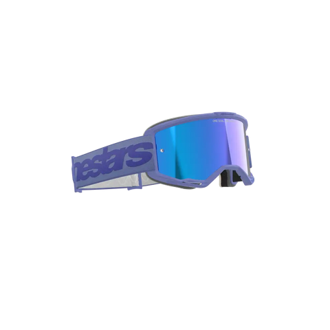 Goggles Alpinestars Vision 5 Wordmark Purple, Mirror Blue Lens