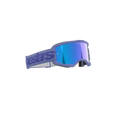 Goggles Alpinestars Vision 5 Wordmark Purple, Mirror Blue Lens