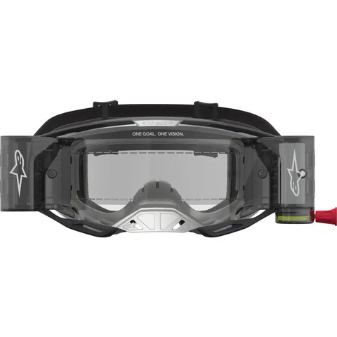 Goggles Alpinestars Vision 8 Amber Roll-Off Black/Silver