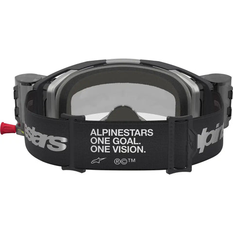 Goggles Alpinestars Vision 8 Amber Roll-Off Black/Silver
