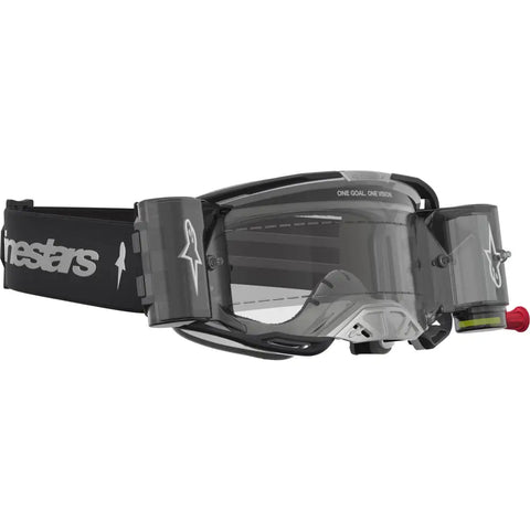 Goggles Alpinestars Vision 8 Amber Roll-Off Black/Silver