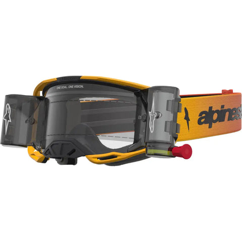 Goggles Alpinestars Vision 8 Amber Roll-Off Yellow/Red/Black