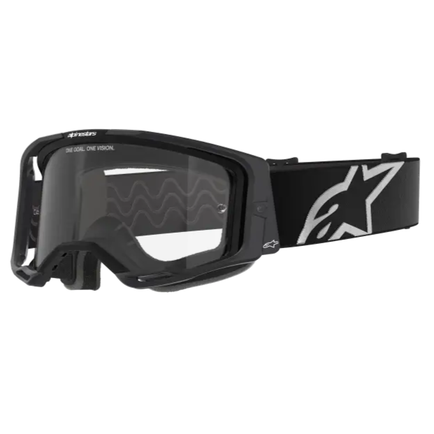Goggles Alpinestars Vision 8 Corp Black, Clear Lens