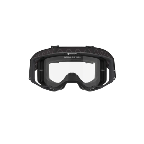 Goggles Alpinestars Vision 8 Corp Black, Clear Lens