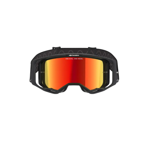 Goggles Alpinestars Vision 8 Corp Black, Red Mirror Lens