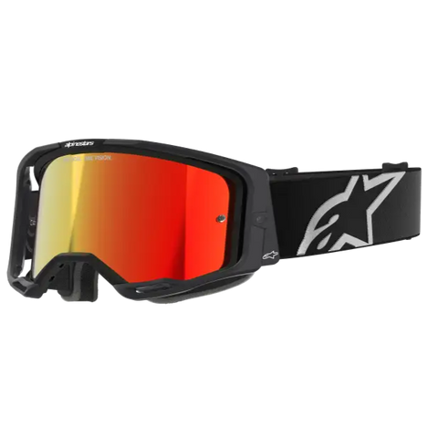 Goggles Alpinestars Vision 8 Corp Black, Red Mirror Lens