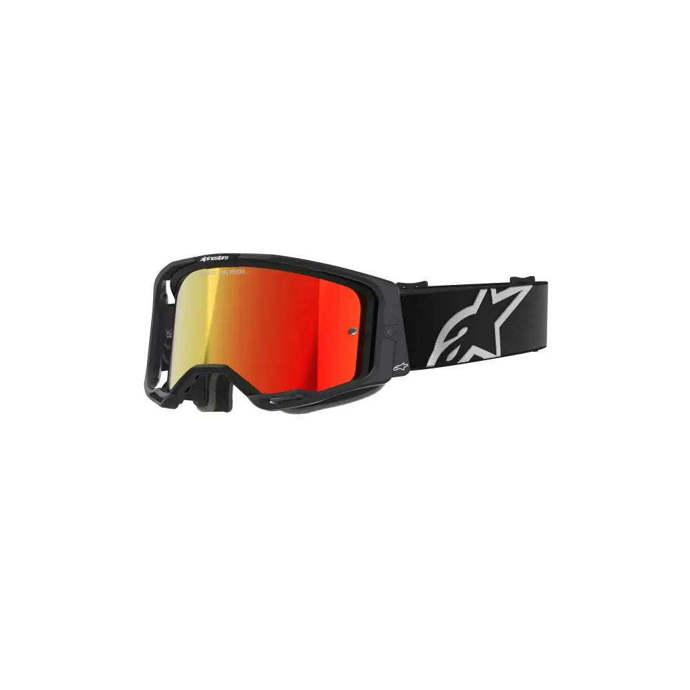 Goggles Alpinestars Vision 8 Corp Black, Red Mirror Lens