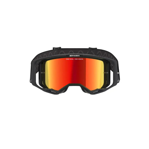 Goggles Alpinestars Vision 8 Corp Black, Red Mirror Lens