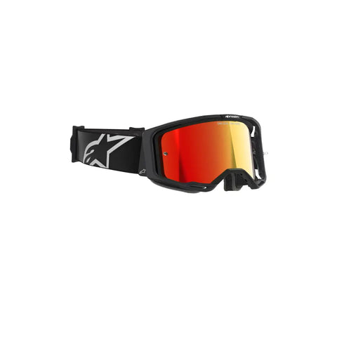 Goggles Alpinestars Vision 8 Corp Black, Red Mirror Lens