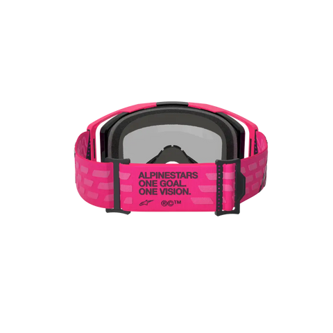 Goggles Alpinestars Vision 8 Corp Pink, Red Mirror Lens
