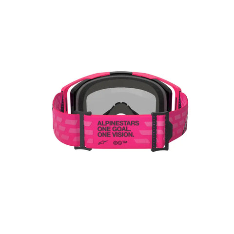 Goggles Alpinestars Vision 8 Corp Pink, Red Mirror Lens