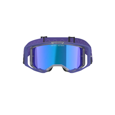 Goggles Alpinestars Vision 8 Corp Purple, Blue Mirror Lens
