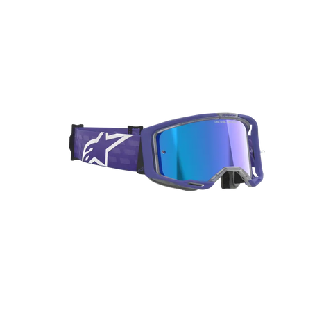 Goggles Alpinestars Vision 8 Corp Purple, Blue Mirror Lens
