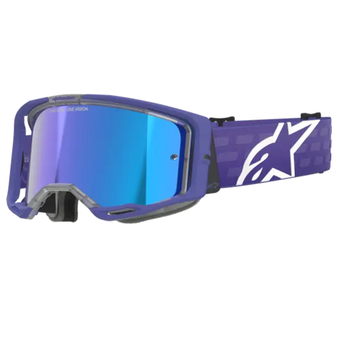 Goggles Alpinestars Vision 8 Corp Purple, Blue Mirror Lens