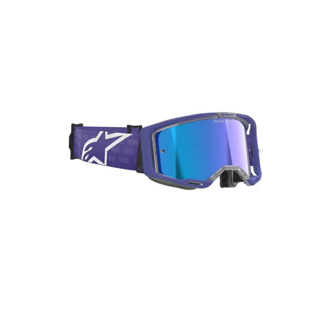 Goggles Alpinestars Vision 8 Corp Purple, Blue Mirror Lens