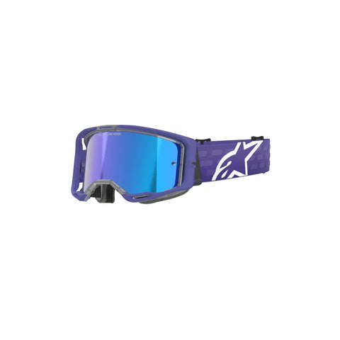 Goggles Alpinestars Vision 8 Corp Purple, Blue Mirror Lens