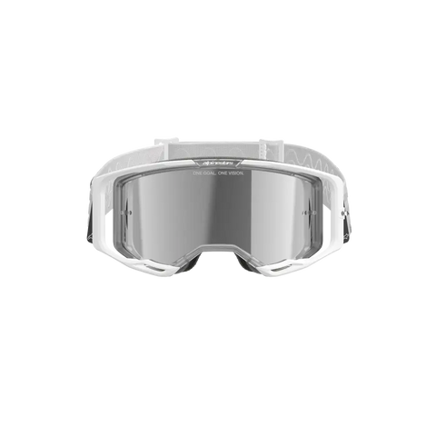 Goggles Alpinestars Vision 8 Corp White, Silver Mirror Lens