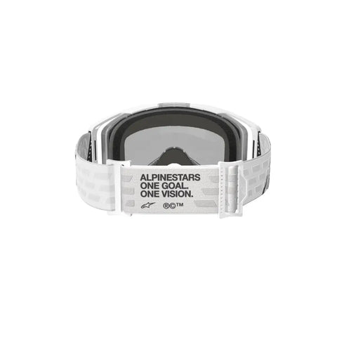 Goggles Alpinestars Vision 8 Corp White, Silver Mirror Lens