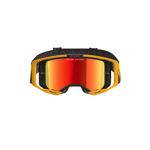 Goggles Alpinestars Vision 8 Corp Yellow/Pink, Red Mirror Lens