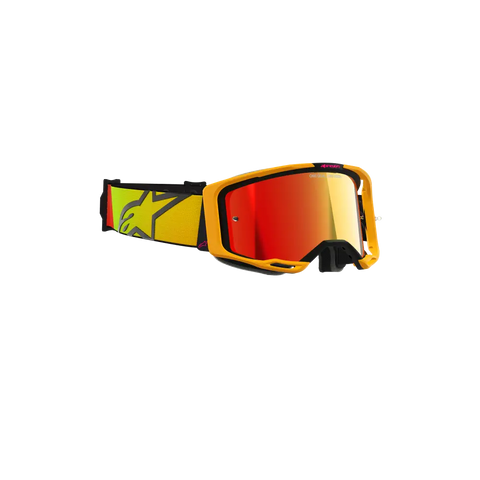 Goggles Alpinestars Vision 8 Corp Yellow/Pink, Red Mirror Lens