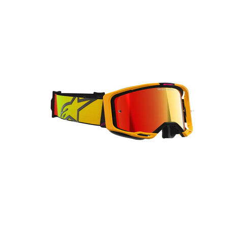 Goggles Alpinestars Vision 8 Corp Yellow/Pink, Red Mirror Lens