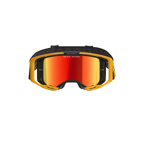 Goggles Alpinestars Vision 8 Corp Yellow/Pink, Red Mirror Lens