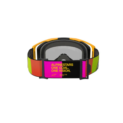 Goggles Alpinestars Vision 8 Corp Yellow/Pink, Red Mirror Lens