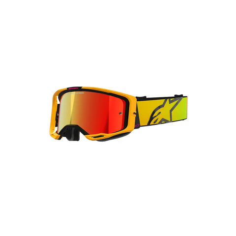 Goggles Alpinestars Vision 8 Corp Yellow/Pink, Red Mirror Lens