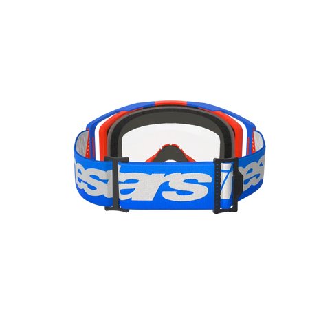 Goggles Alpinestars Vision 8 Wordmark Blue/Orange, Clear Lens