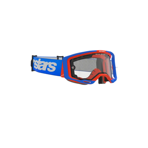 Goggles Alpinestars Vision 8 Wordmark Blue/Orange, Doble Panel de Lente