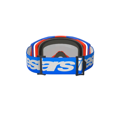 Goggles Alpinestars Vision 8 Wordmark Blue/Orange, Red Mirror Lens