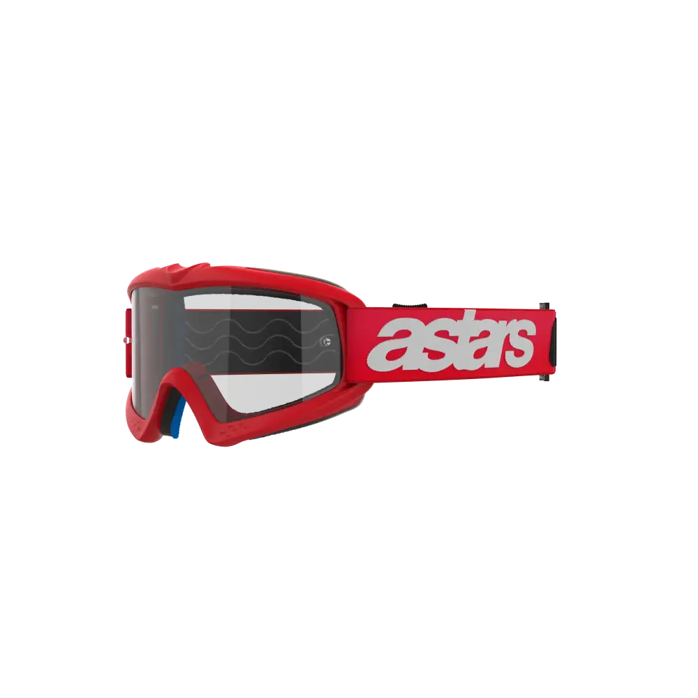 Goggles Alpinestars Vision Youth Blaze para Niño Red, Clear Lens