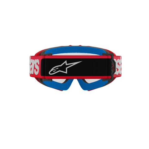 Goggles Alpinestars Vision Youth Blaze para Niño Red, Clear Lens