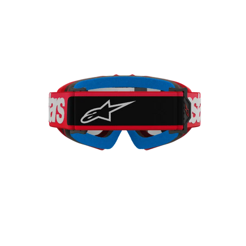 Goggles Alpinestars Vision Youth Blaze para Niño Red, Mirror Silver Lens