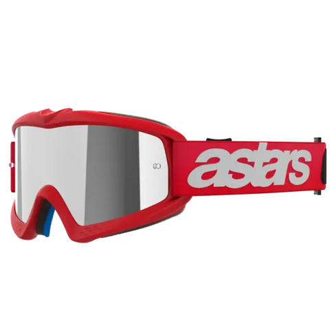 Goggles Alpinestars Vision Youth Blaze para Niño Red, Mirror Silver Lens