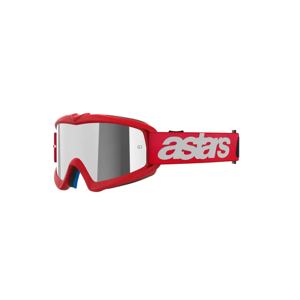 Goggles Alpinestars Vision Youth Blaze para Niño Red, Mirror Silver Lens