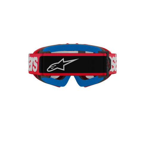Goggles Alpinestars Vision Youth Blaze para Niño Red, Mirror Silver Lens