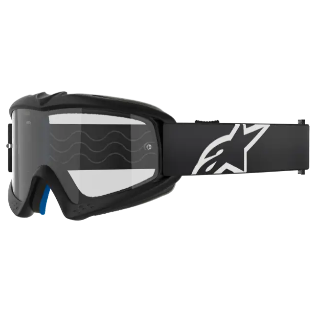 Goggles Alpinestars Vision Youth Corp para Niño Black, Clear Lens