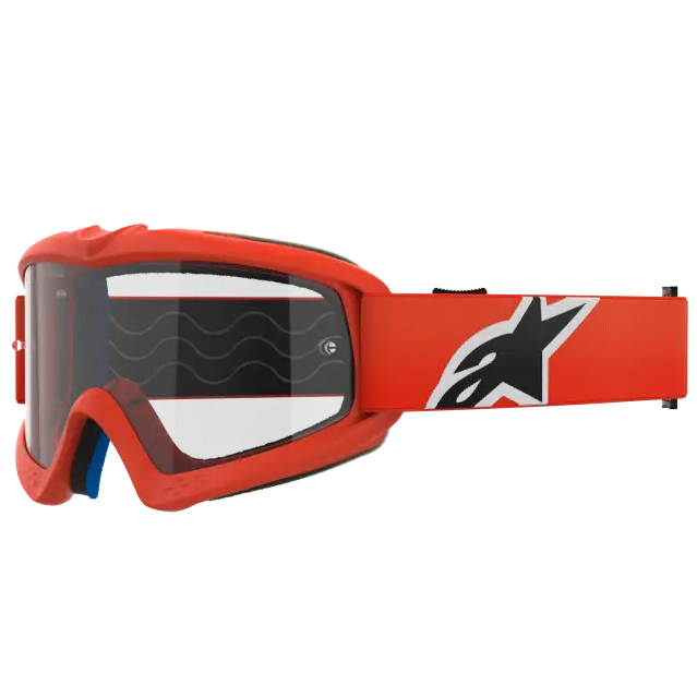 Goggles Alpinestars Vision Youth Corp para Niño Orange, Clear Lens