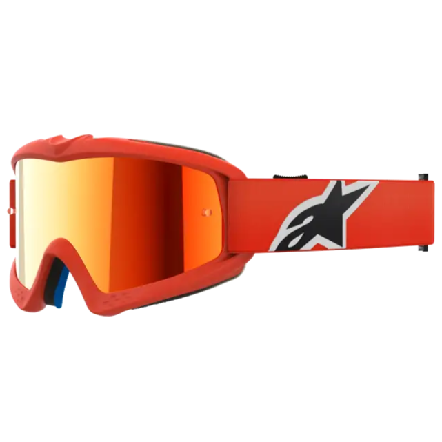 Goggles Alpinestars Vision Youth Corp para Niño Orange, Mirror Red Lens