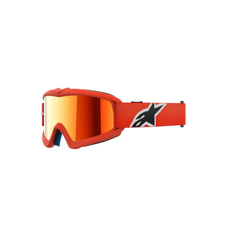 Goggles Alpinestars Vision Youth Corp para Niño Orange, Mirror Red Lens