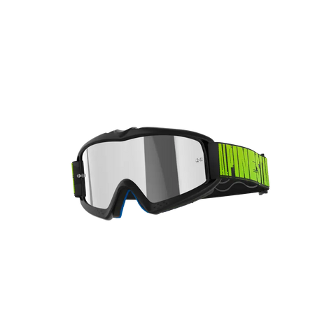 Goggles Alpinestars Vision Youth Hollow para Niño Charcoal Fluo Yellow, Mirror Silver Lens