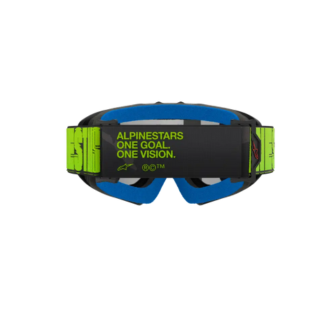 Goggles Alpinestars Vision Youth Hollow para Niño Charcoal Fluo Yellow, Mirror Silver Lens