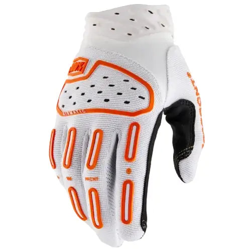 Guantes 100% Airmatic 2 Moto/MTB White/Orange