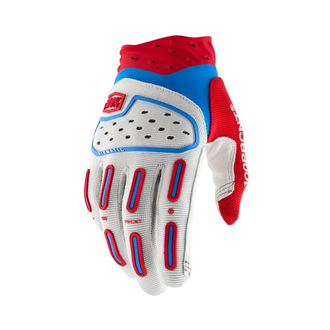 Guantes 100% Airmatic 2 Red/White/Blue