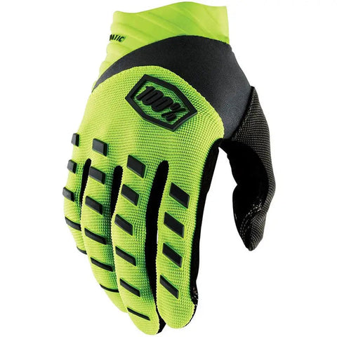 Guantes 100% Airmatic Fluo Yellow/Black