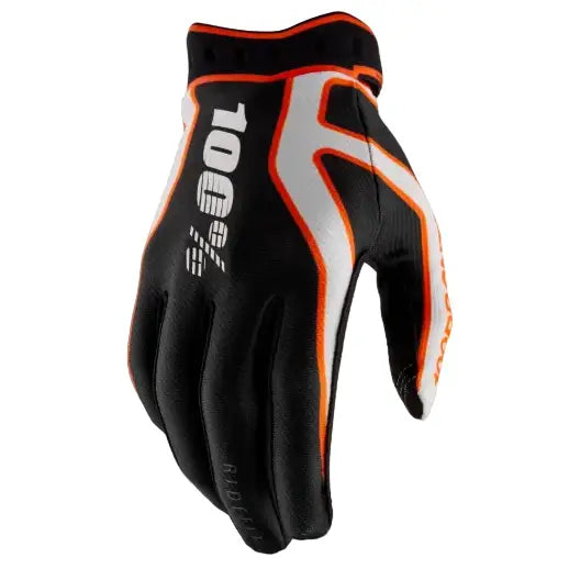 Guantes 100% Ridefit Moto/MTB Grey/Black