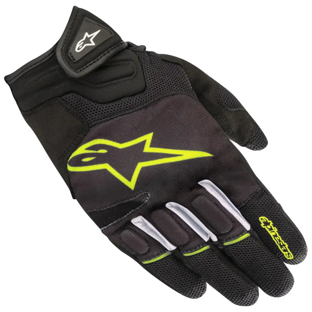 Guantes Alpinestars Atom Black/Yellow Fluo