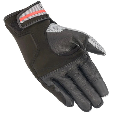 Guantes Alpinestars Chrome Ash Gray/Black/Bright Red